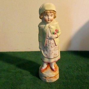 Antique German Girl Bisque Figurine